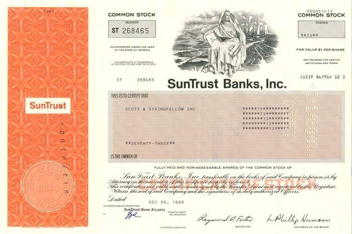 SunTrust Banks, Inc.